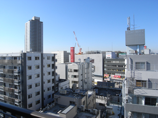 横浜市鶴見区の賃貸マンション　ニックアーバンスピリッツ鶴見２　眺望です