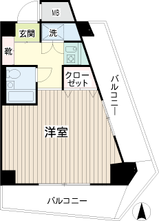 川崎市川崎区の賃貸マンション　湯尾マンション　間取り