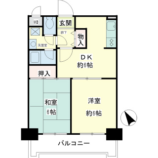 横浜市神奈川区の賃貸マンション　ＮＩＣハイム岸根公園　間取