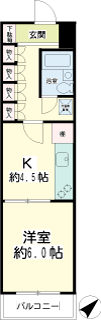 東京都品川区の賃貸マンション　ナイスアーバン北品川　　間取りです