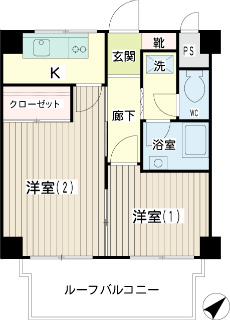 東京都品川区の賃貸マンション　ゴールドハイツ金子　間取