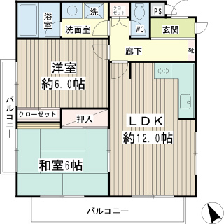 横浜市鶴見区の賃貸マンション　ＭＩＮＤ  ＨＯＵＳＥ  Ｏ’ＳⅢ　３０２間取