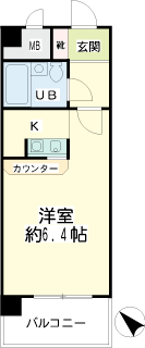 横浜市西区の賃貸マンション　ナイスアーバン横濱駅東館　202・402間取りです