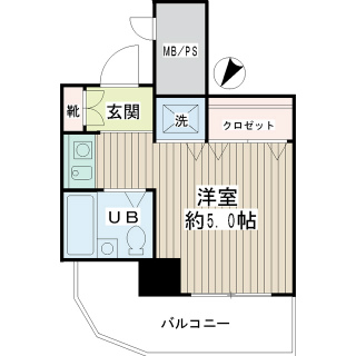 横浜市神奈川区の賃貸マンション　ネオマイム新子安弐番館　８０４号室　間取