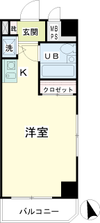 東京都大田区の賃貸マンション　ルミエール湯澤屋　間取り