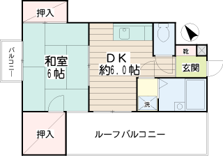 東横線　妙蓮寺駅の賃貸マンション　カーサ妙蓮寺Ⅰ　間取りです