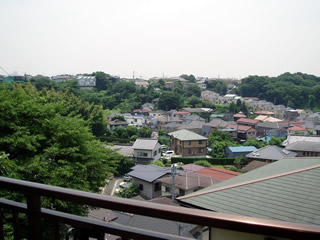 横浜市鶴見区の賃貸マンション シーエスハイツ　眺望です