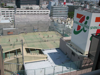 東急東横線　武蔵小杉駅の分譲賃貸マンション　セントスクエア武蔵小杉　バルコニーからの眺望