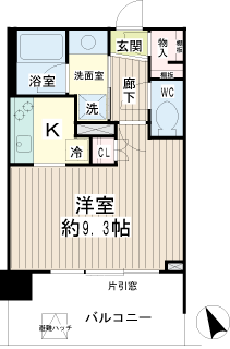 東京都品川区の賃貸マンション　ナイスシティアリーナ戸越公園　間取りです