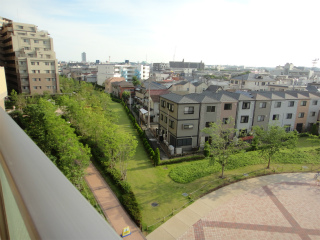 横浜市鶴見区の分譲賃貸マンション　ヨコハマオールパークスニ街区　５０２号室　眺望