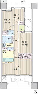 川崎市川崎区の分譲賃貸マンション　カワサキアイランドスイート　710号室間取