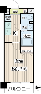 東京都大田区の賃貸アパート　フォレストハイム　間取り