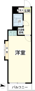 東京都世田谷区の賃貸マンション　アーバンポイント千歳船橋　間取りです