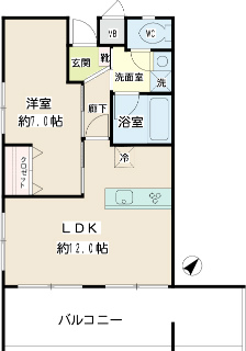 川崎市川崎区の賃貸マンション　ハートレイ四谷　２０４間取 