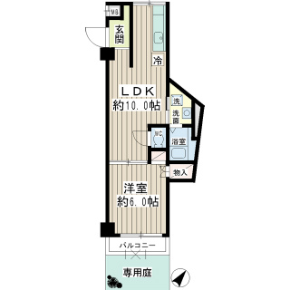 横浜市鶴見区の賃貸マンション　エンゼルハイム鶴見第３　間取