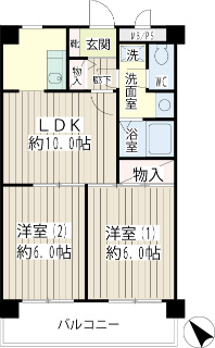 横浜市港北区の賃貸マンション　キクナスプリングス　３０２号室