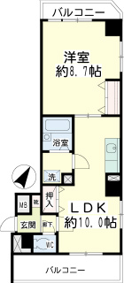 横浜市鶴見区の賃貸マンション　リバーサイド　２０３号室