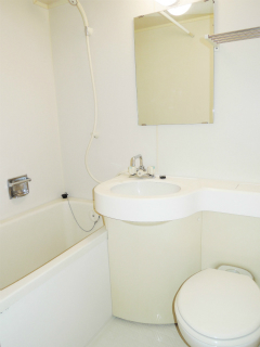 横浜市港北区の賃貸マンション　ＨＡＮＡＭＵＲＡビル　２０３号室　浴室