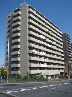 東京都江東区の賃貸マンション　サニーハウス木場公園　外観写真