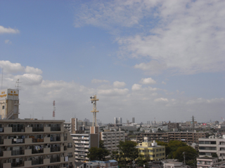 横浜市鶴見区の賃貸マンション　グランドメゾン鶴見サウスウイング　眺望です