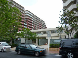 横浜市都筑区の賃貸マンション　パークシティＬａＬａ横浜　外観です