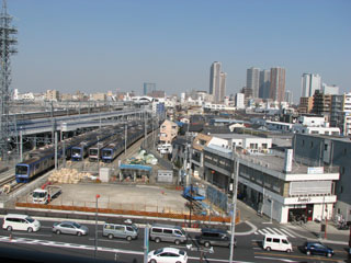 東急東横線　元住吉の賃貸マンション　ル・パバージュ　眺望です