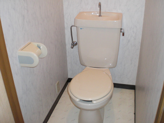 横浜市神奈川区の賃貸アパート　グリーンハイツマツモト　トイレ