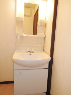 横浜市鶴見区の賃貸アパート　タカハウスⅡ　１０２号室　洗面化粧台