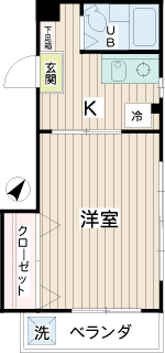 横浜市旭区の賃貸マンション　メゾンマキガハラ　間取りです