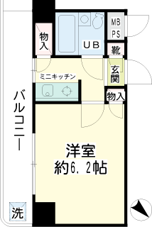 川崎市川崎区の賃貸マンション　プラザ川崎　№2　間取