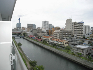 東京都墨田区の賃貸マンション　ムエット菊川　６０２号室　眺望２