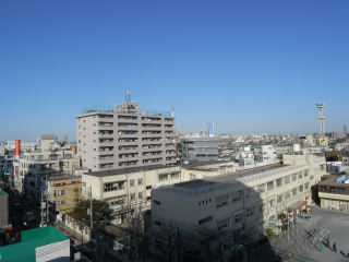 横浜市鶴見区の賃貸マンション　Ｐｅａｒｌ　Ｃｏｕｒｔ　Ｔｓｕｒｕｍｉ　眺望です