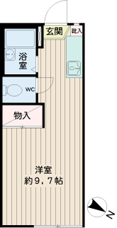 横浜市保土ヶ谷区の賃貸マンション　アルカディア桜ヶ丘　間取り