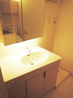 東京都目黒区の賃貸マンション　ＦＬＥＧ自由が丘ＥＬ　２０５号室　洗面室