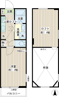 横浜市鶴見区の新築賃貸アパート　そらまめハウス　１０１間取り