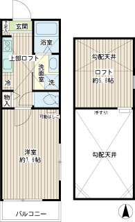 横浜市鶴見区の新築賃貸アパート　そらまめハウス　２０１間取